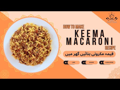 Minced Meat Keema Pasta Macaroni Recipe by Shall I Cook