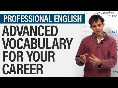 Professional English Vocabulary: Talk about your career