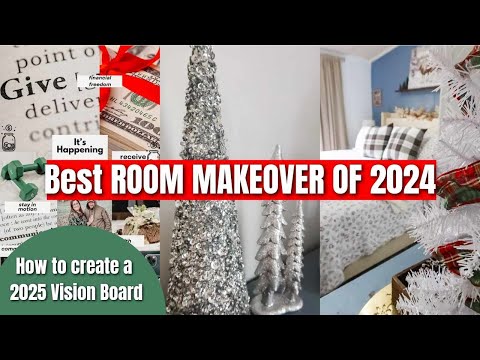 HOW TO CREATE A VISION BOARD 2025 | OUR FAVORITE ROOM MAKEOVER OF 2024 | KIMI COPE