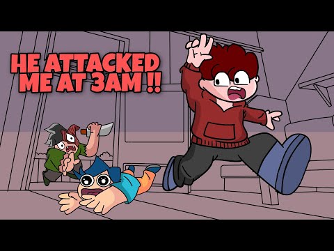 He Attacked me at 3AM  | Horror group study story | Hindi storytime Animation