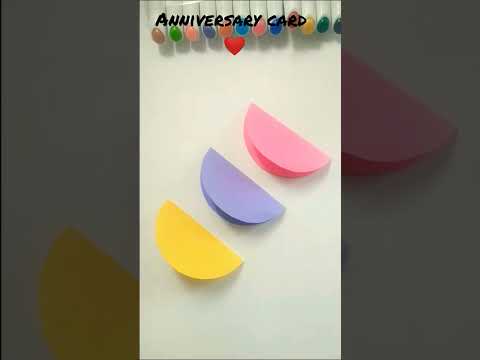 Easy to make anniversary card  #lovecard #anniversary #easycraft #papercraft #greetingcard #card