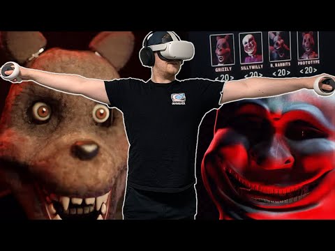 Beating 100% of fnaf Grizzly's VR by T-POSING