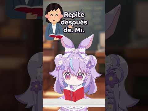 Vtuber japonesa estudiando español "Almeja"  #shorts #vtuberespañol #vtuberclips