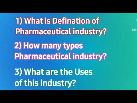 What is Pharmaceutical industry?