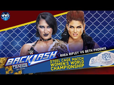 WWE 2K24 BACKLASH; RHEA RIPLEY VS. BETH PHEONIX IN A STEEL CAGE FOR THE WOMEN'S WORLD CHAMPIONSHIP!!