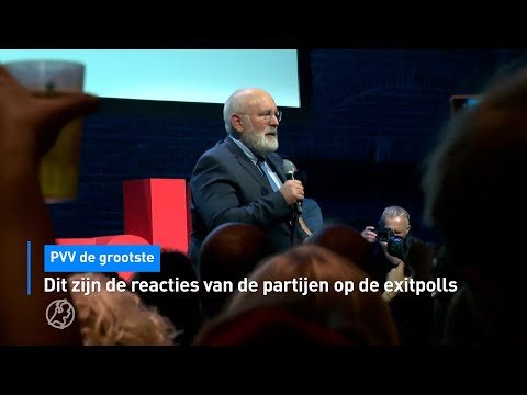 Dit zijn de reacties van de partijen op de exitpolls | Hart van Nederland