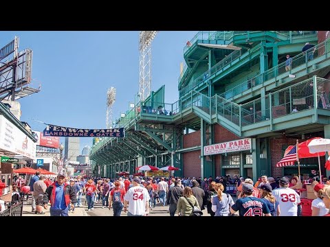 Kenmore Station to Fenway Park | 4K Walk Boston (May 2022)