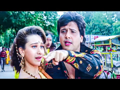 Main toh Raste Se Ja Raha Tha Bhel Puri Kha Raha Tha | Govinda, Karisma | Alka Yagnik, Kumar Sanu