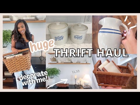 HUGE THRIFT HAUL | DECORATE MY NEW THRIFT FINDS WITH ME // LoveLexyNicole