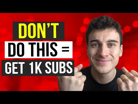 How to Get 1,000 Subscribers On YouTube FAST By Avoiding These 3 Mistakes