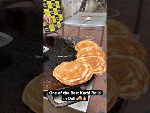 One of the Best Kathi Rolls in Delhi😍🔥|| Indian Street Food