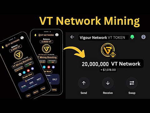 VT Network Mining App - Free $17 Vigor Token when you join BNBvigor Mining | VT Network Swap