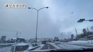 【長崎】慣れない雪道の運転にはご注意を