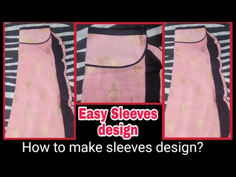 Sleeves Design Cutting and Stitching|| Sleeves Design Banane ka tariqa 2020/cuff Sleeves Design