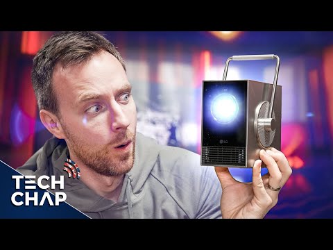 LG CineBeam Q Review - The SMALLEST 4K Laser Projector Ever! 👀 [2024]