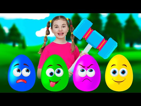 Surprise Eggs Kids Songs | Nick and Poli | Nursery Rhymes