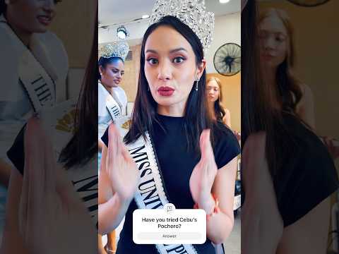 #MissUniverseCebu2024 ​Kris Tiffany Janson wants you to try #pochero when visiting Cebu! #kalamicebu