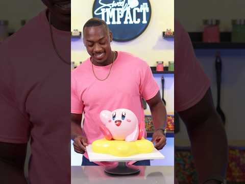 Making a Kirby cake #shorts