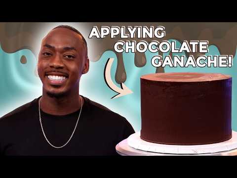 Covering a Cake: Chocolate Ganache Tutorial