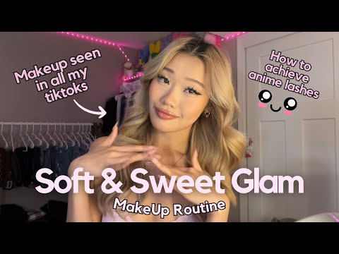 Sweet & Soft Glam Makeup Routine 🍓 *NEW LASH STYLE!!*