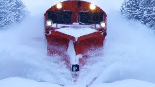 宗谷線、DE15ラッセル...豪快雪はね ！