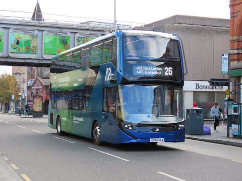 Nottingham city Transport - ADL Enviro 400 EV demo 999 (AD24 BEV) ride on Pathfinder 26