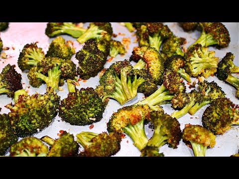 Garlic Butter Roasted Broccoli Recipe - Easy Broccoli Side Dish