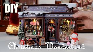 DIY Miniature Dollhouse Kit l Christmas Wonderland l 크리스마스 원더랜드🎄미니어처 miniature 쉽게 만들기