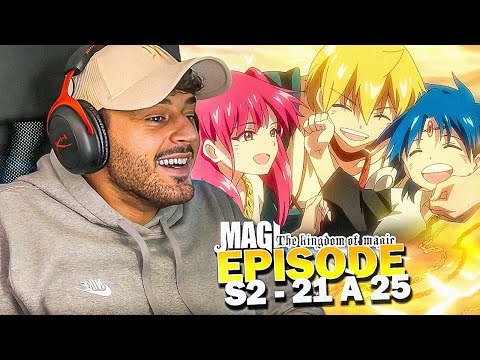 LE GRAND FINAL ! MAGI : THE KINGDOM OF MAGIC S2 EPISODE 21 22 23 24 25 REACTION FR !