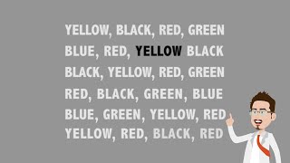 Brain Exercises - Say the color you see