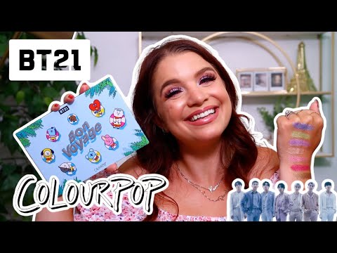 COLOURPOP X BT21 REVIEW + SWATCHES