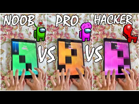 Magic Tiles 3 - NOOB vs PRO vs HACKER - BEST PLAYER (2021)😱🔥!!!