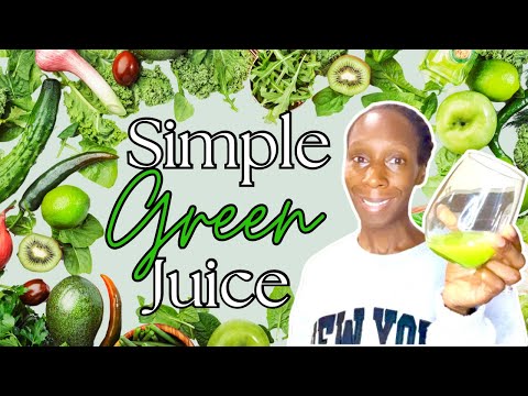 Gut Friendly Green Juice for Hydration  Using Namawell J2