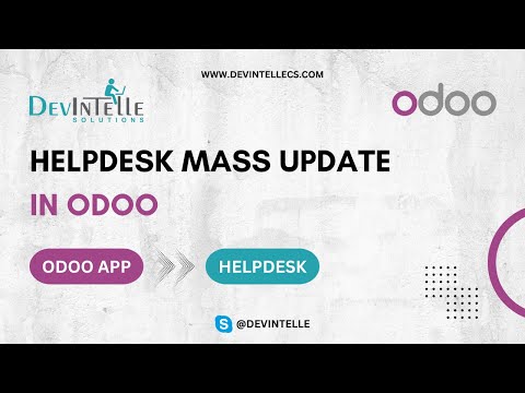 Odoo Helpdesk Mass Update Tickets | Helpdesk Updates