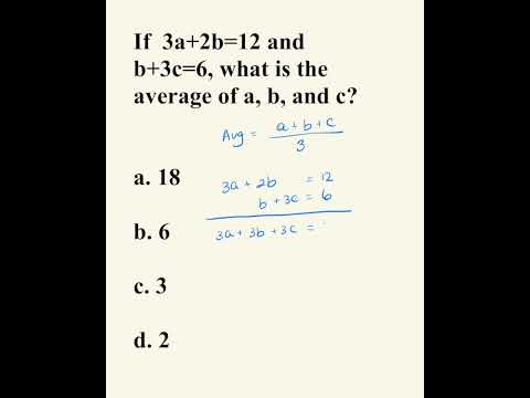 Find The Average | Math Problem