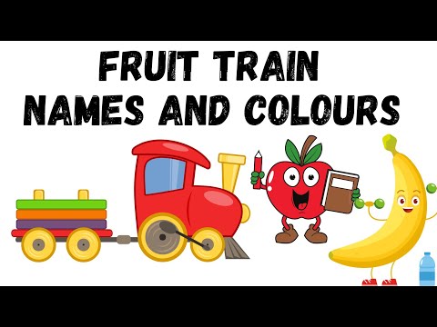 All Aboard the Fruits Train! 🍎🚂 Talking Fruits for Kids – Fun & Educational Journey!