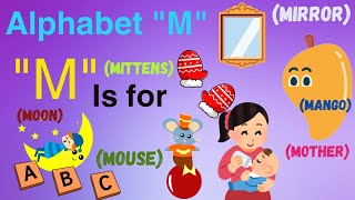 Letter M Words For Kids / Words Starting With Letter M / Letter M Words / M Is For Moon / Learn