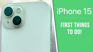 iPhone 15 - First 17 Things To Do! (Tips & Tricks)