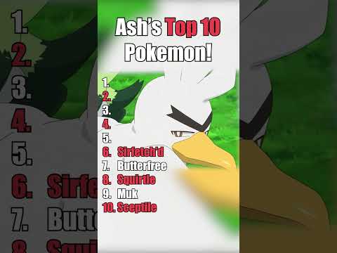 Ash's Top Ten Pokemon