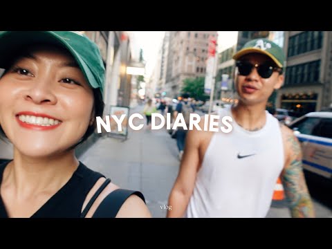 summer in nyc vlog | hanging out with friends and exploring the city!