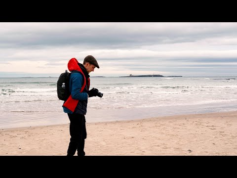 Photography on Bamburgh beach - one of England's best