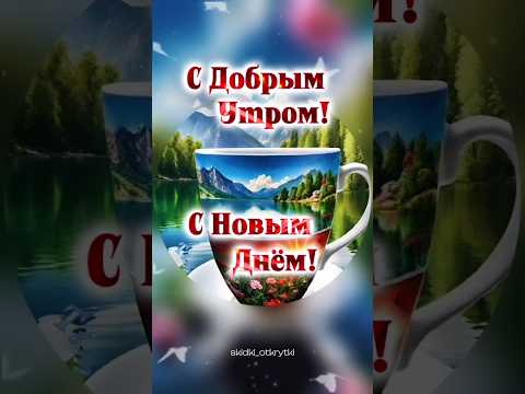 С добрым утром! ☕ #открытки #доброеутро #хорошегодня