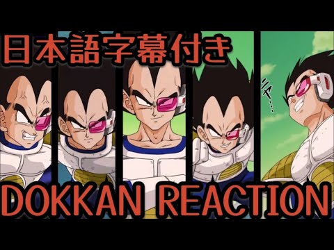 ドッカンバトル UR ベジータ リアクション Dokkan UR Vegeta Reaction