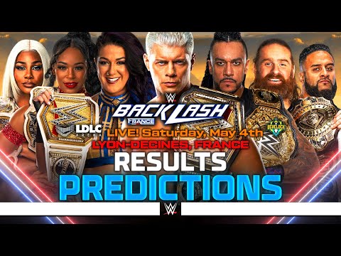 WWE Backlash 2024 - Results Predictions