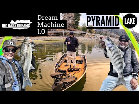 Pyramid Lake on the Big Bass Dreams, Dream Machine 1.0 & Bonus Castaic Lake Trip!