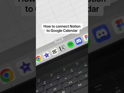 Learn how to connect Notion to your Google Calendar #notion #productivity #googlecalendar