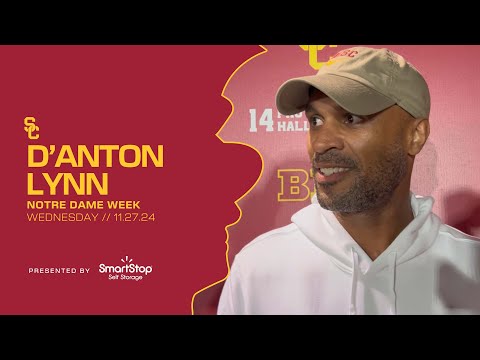 USC DC D'Anton Lynn | Wednesday of Notre Dame Week