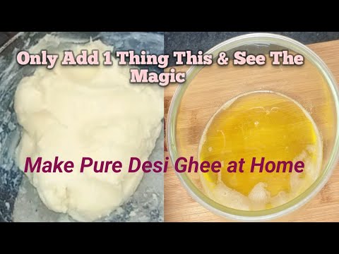 Make Clarified butter at Home /add 1 thing ,Works like a magic ✨#zaiqamaimoonaka