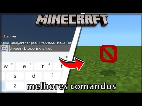 OS 3 MELHORES COMANDOS SECRETOS DO MINECRAFT (PE/MCPE/BEDROCK) #1