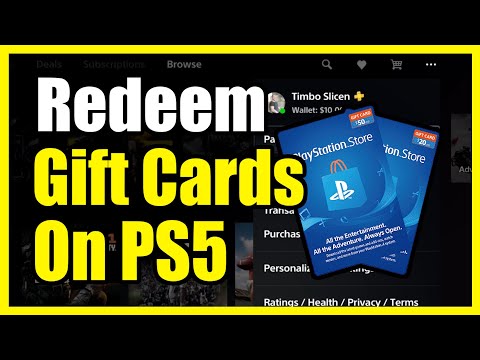 How to Redeem a Gift Card on PS5 Console (Easy Tutorial)